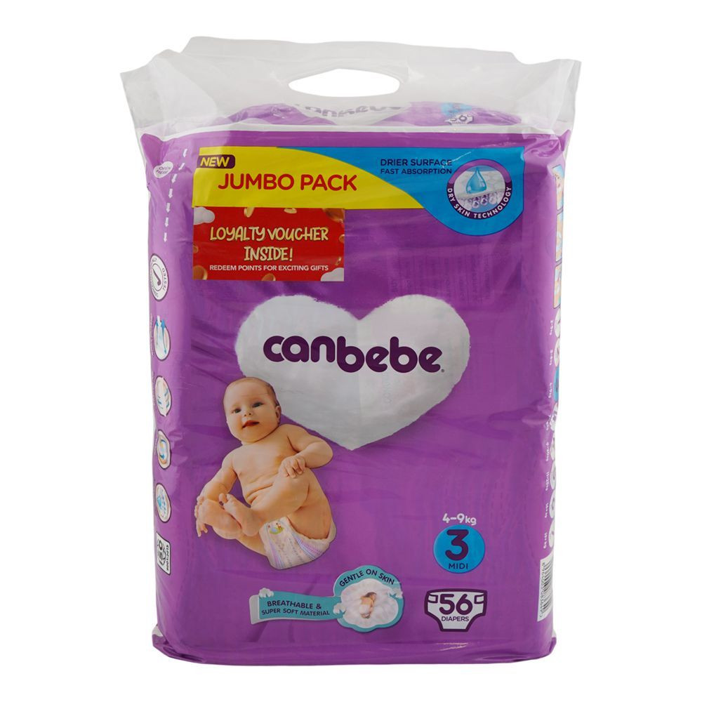 CANBEBE JUMBO #3 MIDI 56PC