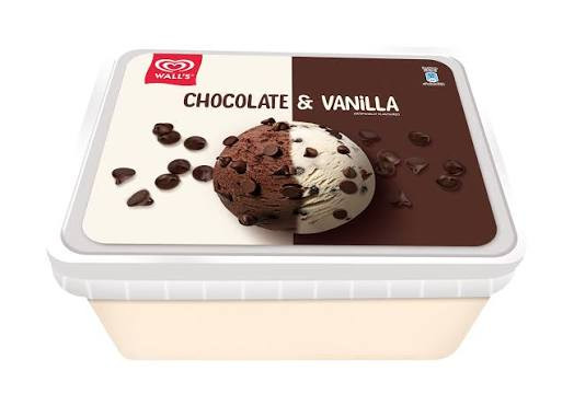 WALLS BUCKET 1.4LTR CHOCO & VANILLA
