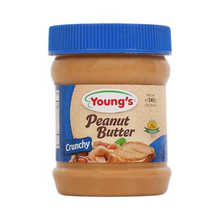YOUNGS PEANUT BUTTER 340G CRUNCHY