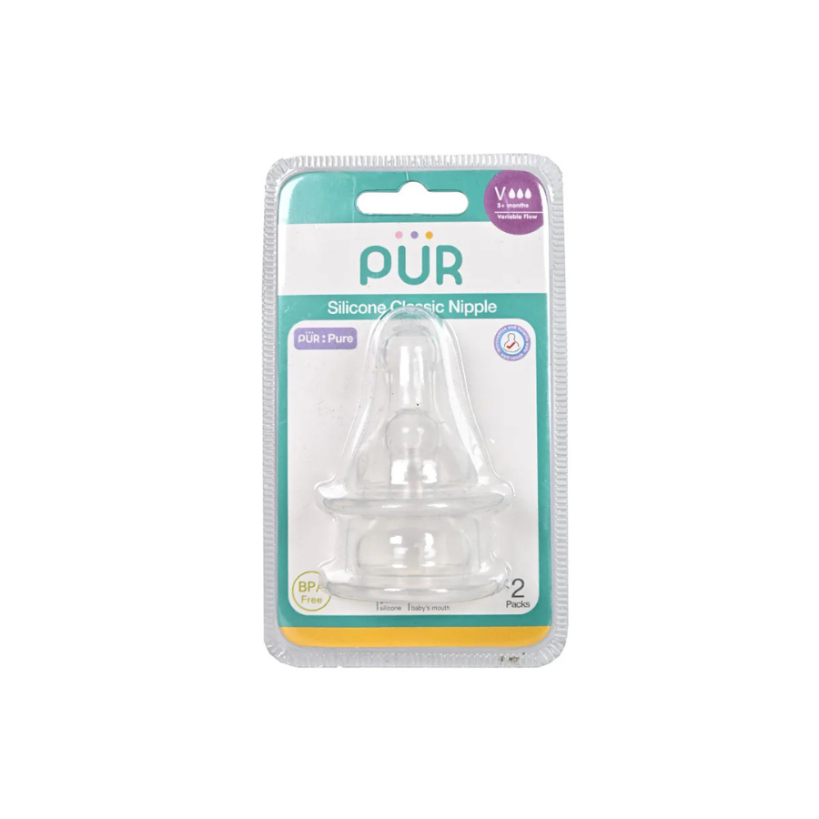 PUR NIPPLE 2PC