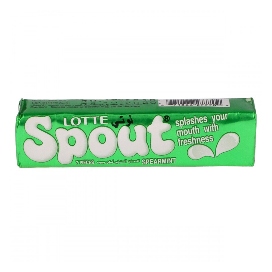 LOTTE SPOUT GUM SPEARMENT