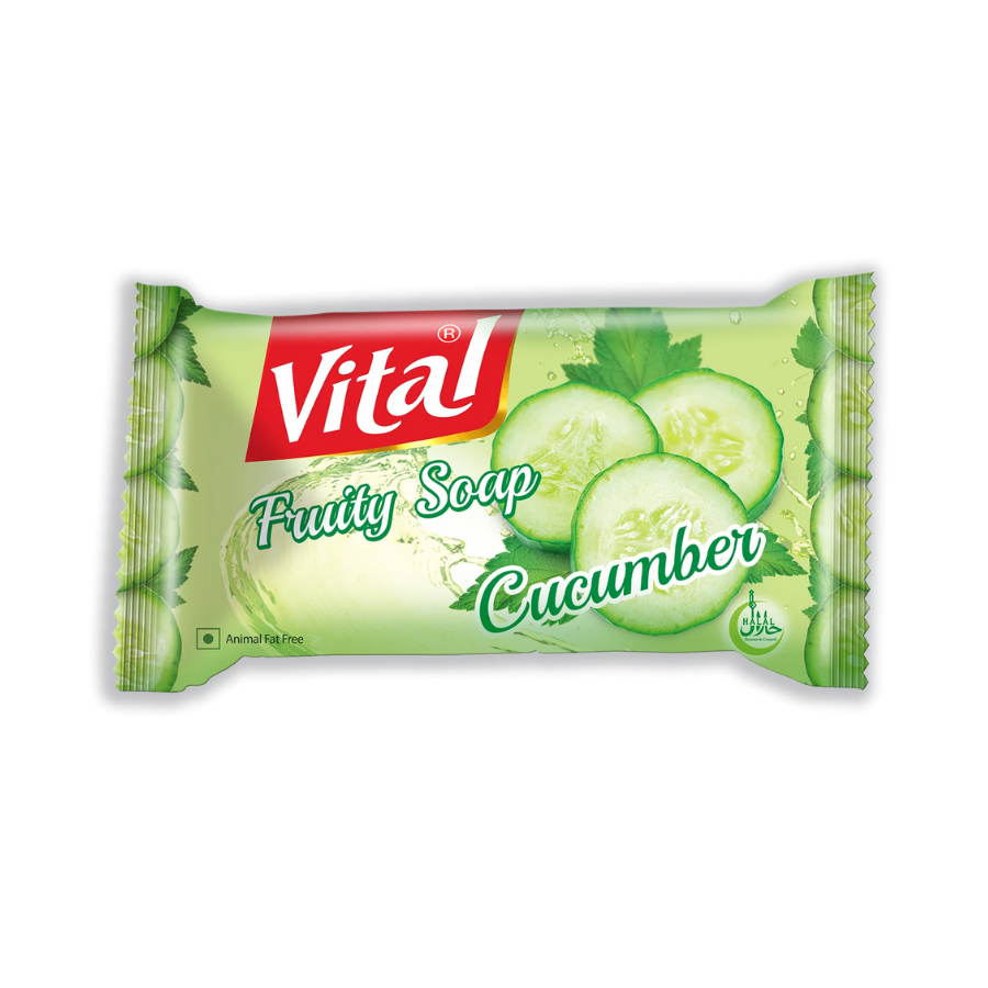 VITAL FRUITY SOAP 140G CUCUMBER