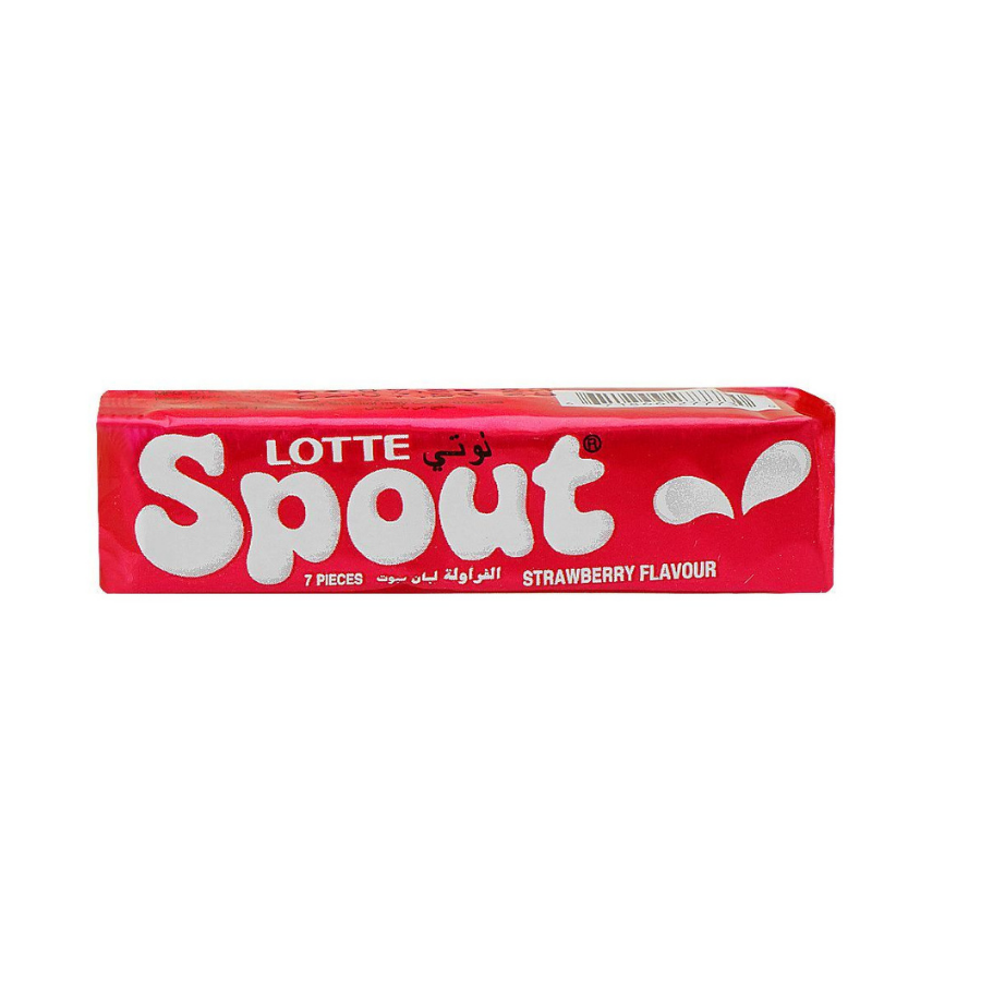 LOTTE SPOUT GUM STRAWBERRY