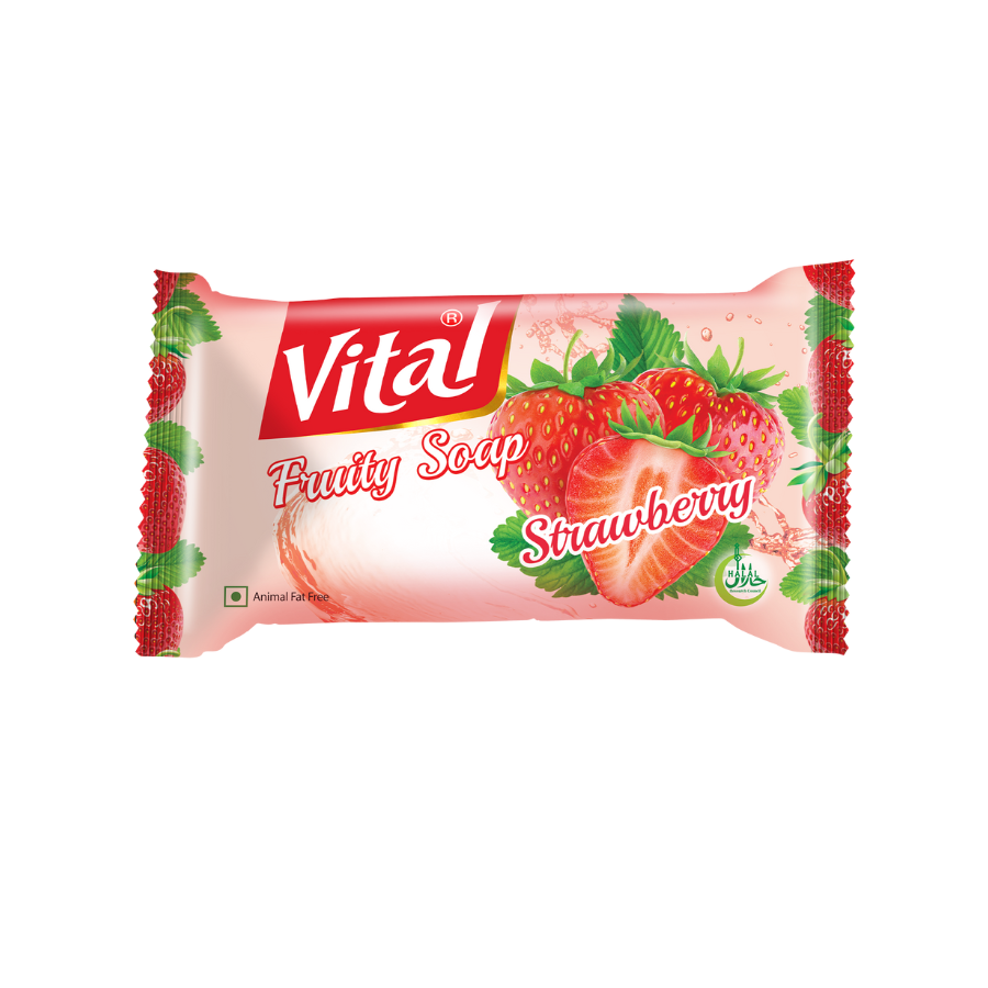 VITAL FRUITY SOAP 120G STRAW