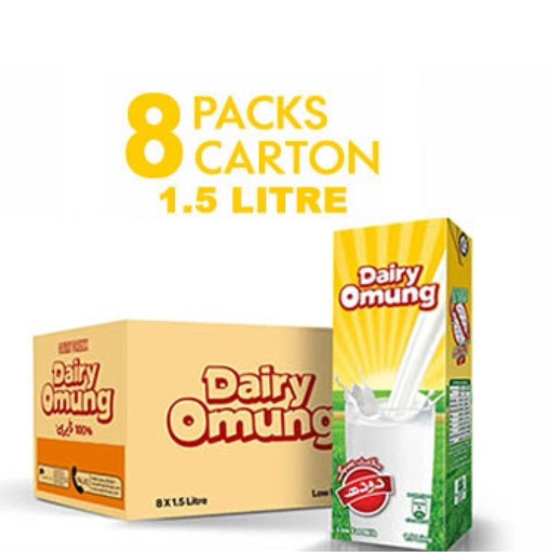 DAIRY OMUNG MILK 1.5LTR CASE 8PCS