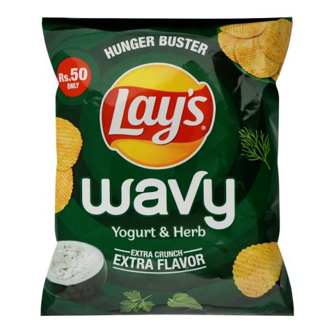 LAYS WAVY RS.50 YOGURT&HERB
