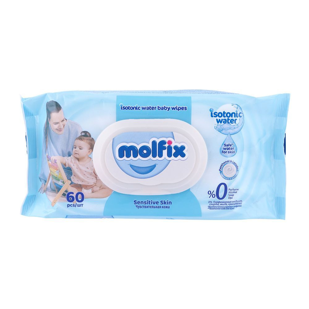 MOLFIX BABY WIPES 60PCS SENSITIVE SKIN